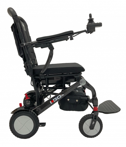 Alpenmobil Elektro Rollstuhl I-Go® Lite - flugtauglicher, faltbar, aus Carbon